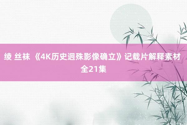 绫 丝袜 《4K历史迥殊影像确立》记载片解释素材 全21集