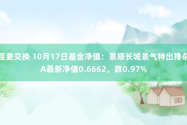 淫妻交换 10月17日基金净值：景顺长城景气特出搀杂A最新净值0.6662，跌0.97%