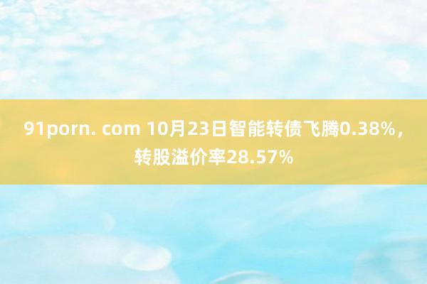 91porn. com 10月23日智能转债飞腾0.38%，转股溢价率28.57%